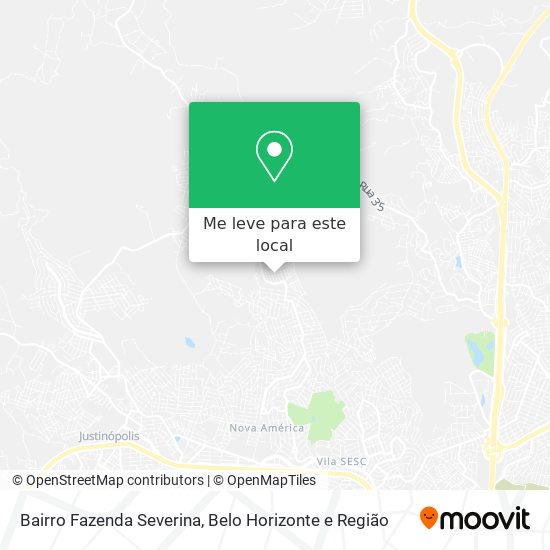Bairro Fazenda Severina mapa