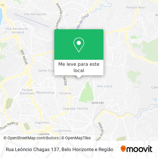 Rua Leôncio Chagas 137 mapa