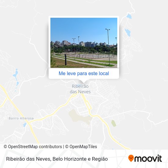 Ribeirão das Neves mapa