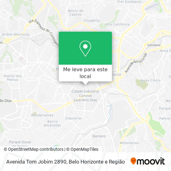 Avenida Tom Jobim 2890 mapa