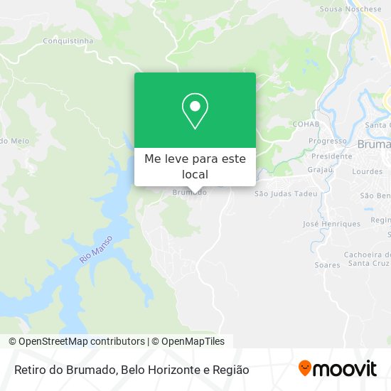 Retiro do Brumado mapa