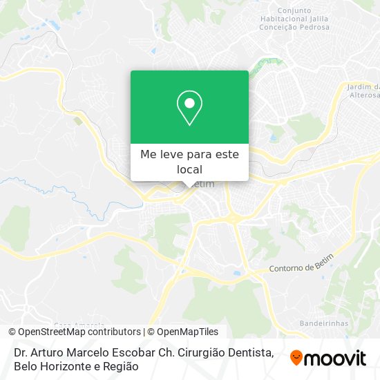Dr. Arturo Marcelo Escobar Ch. Cirurgião Dentista mapa