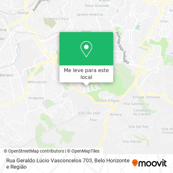 Rua Geraldo Lúcio Vasconcelos 703 mapa