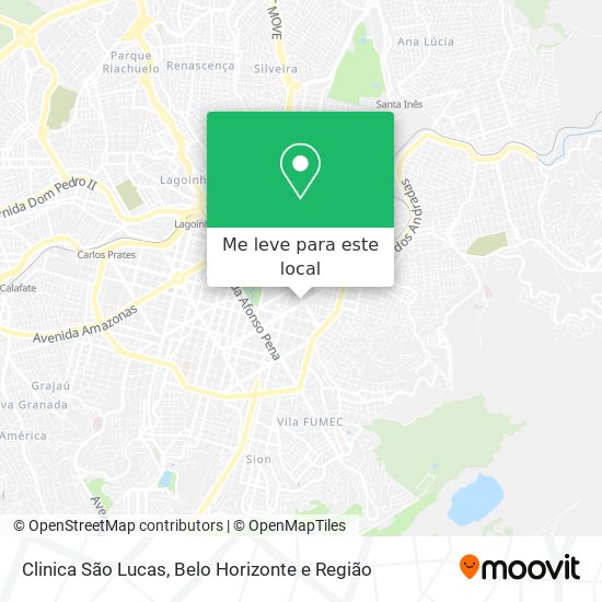 Clinica São Lucas mapa