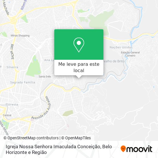 Igreja Nossa Senhora Imaculada Conceição mapa