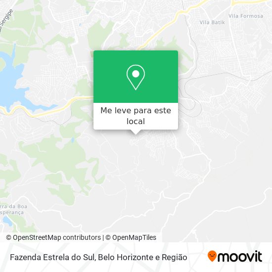 Fazenda Estrela do Sul mapa
