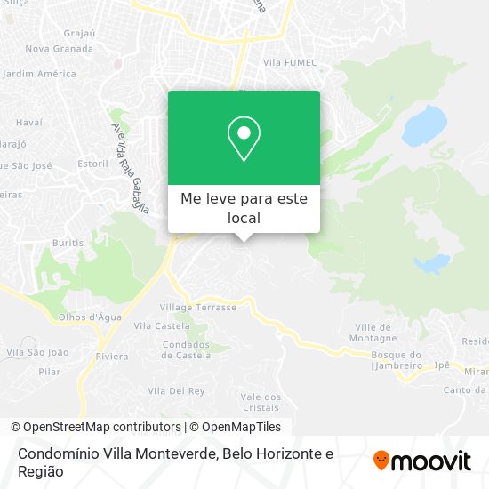 Condomínio Villa Monteverde mapa