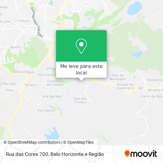 Rua das Cores 700 mapa
