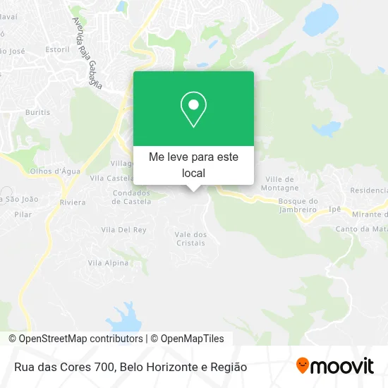 Rua das Cores 700 mapa