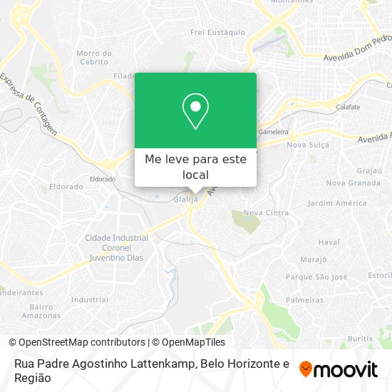 Rua Padre Agostinho Lattenkamp mapa