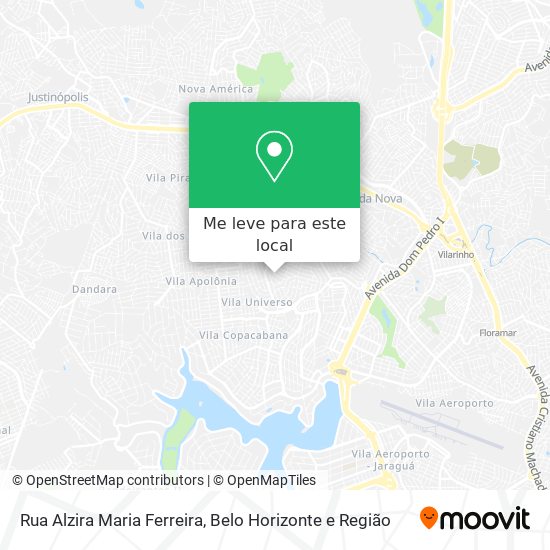 Rua Alzira Maria Ferreira mapa