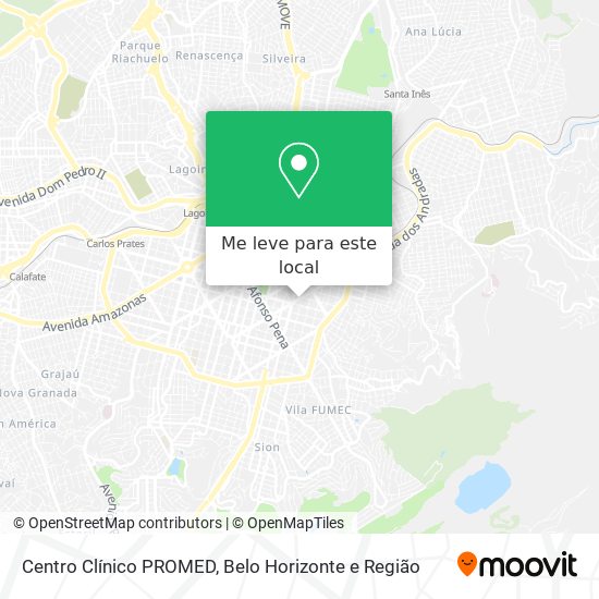 Centro Clínico PROMED mapa