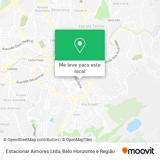 Estacionar Aimores Ltda mapa