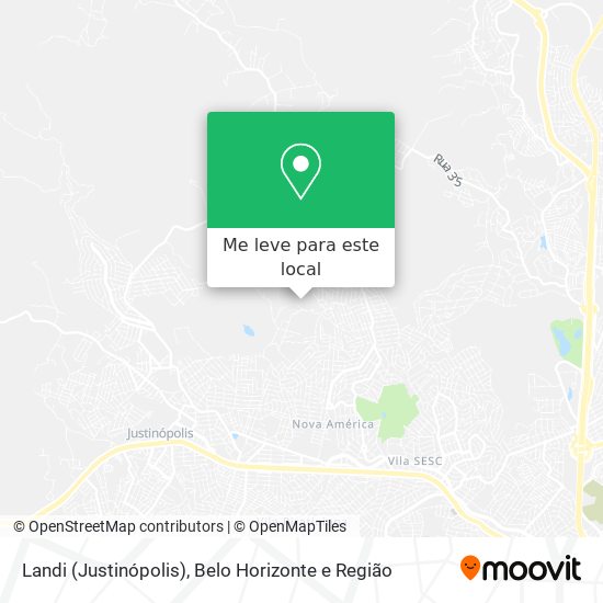 Landi (Justinópolis) mapa