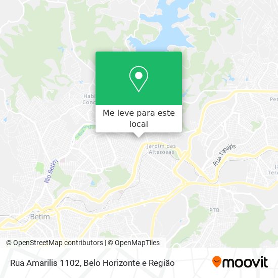 Rua Amarilis 1102 mapa