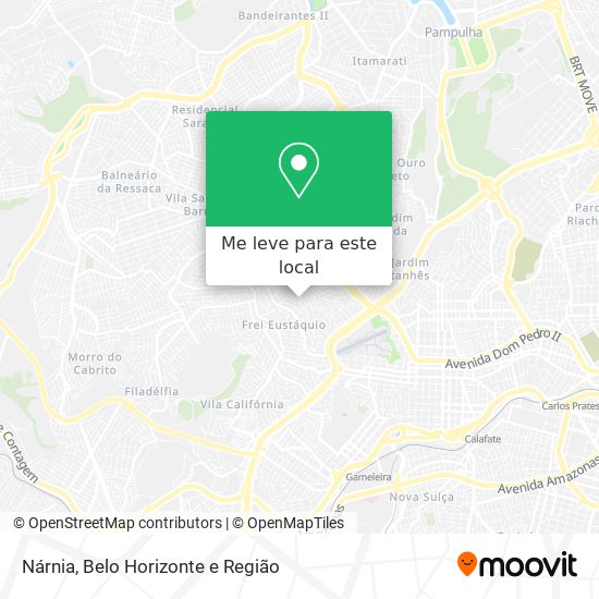 Nárnia mapa