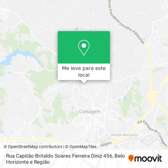 Rua Capitão Britaldo Soares Ferreira Diniz 456 mapa