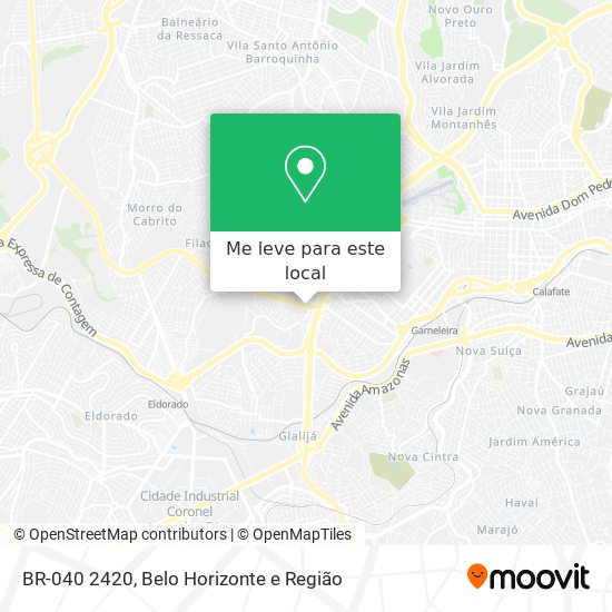 BR-040 2420 mapa