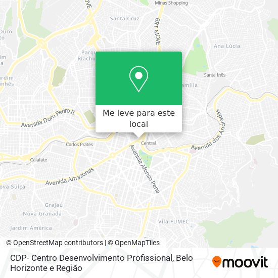 CDP- Centro Desenvolvimento Profissional mapa