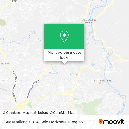 Rua Marilândia 314 mapa