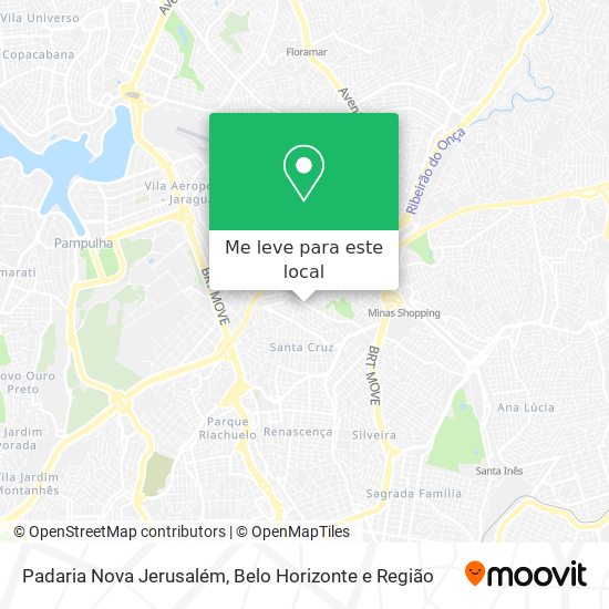 Padaria Nova Jerusalém mapa