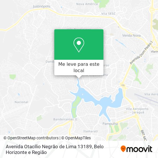 Avenida Otacílio Negrão de Lima 13189 mapa