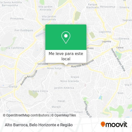 Alto Barroca mapa