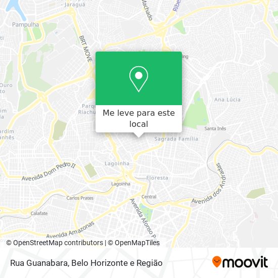 Rua Guanabara mapa