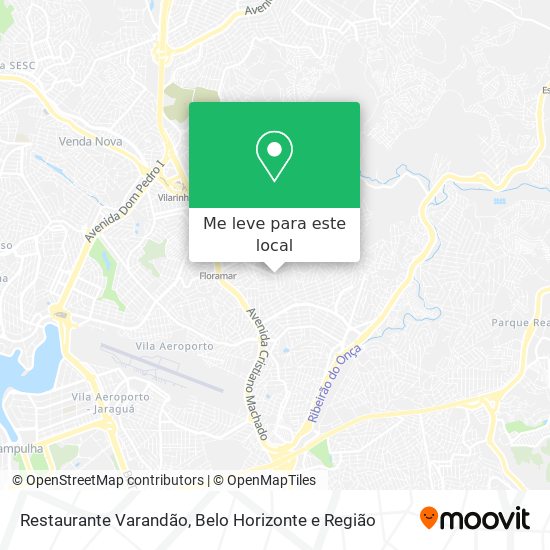 Restaurante Varandão mapa