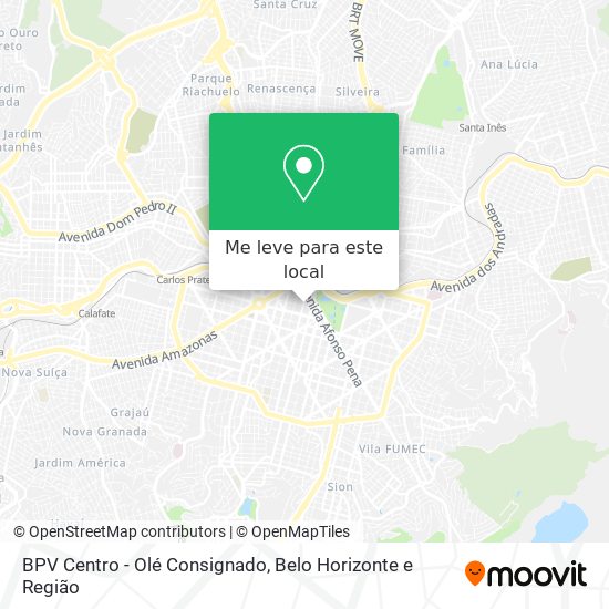 BPV Centro - Olé Consignado mapa