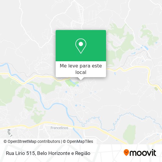 Rua Lírio 515 mapa