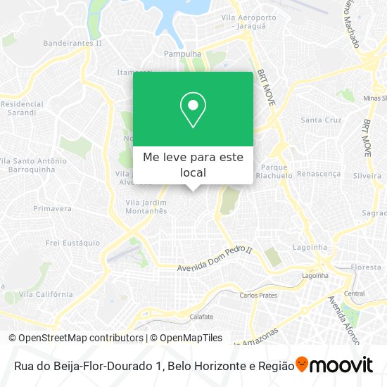Rua do Beija-Flor-Dourado 1 mapa