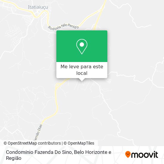 Condomínio Fazenda Do Sino mapa