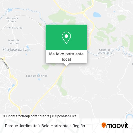 Parque Jardim Itaú mapa