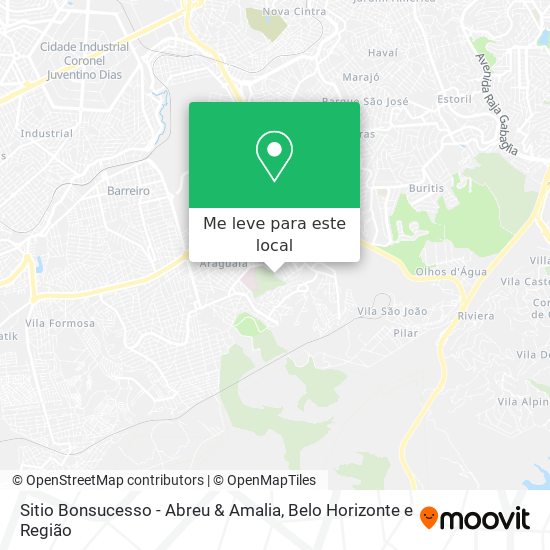 Sitio Bonsucesso - Abreu & Amalia mapa