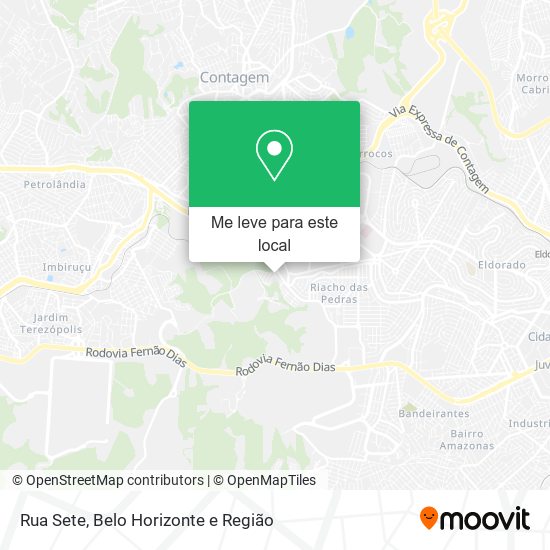 Rua Sete mapa