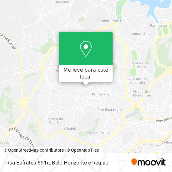 Rua Eufrates 591a mapa