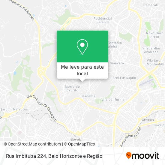 Rua Imbituba 224 mapa