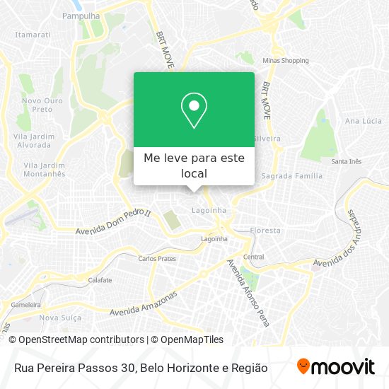 Rua Pereira Passos 30 mapa