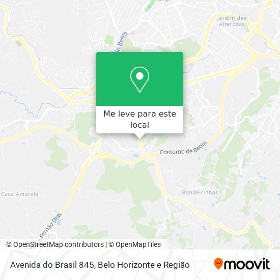 Avenida do Brasil 845 mapa