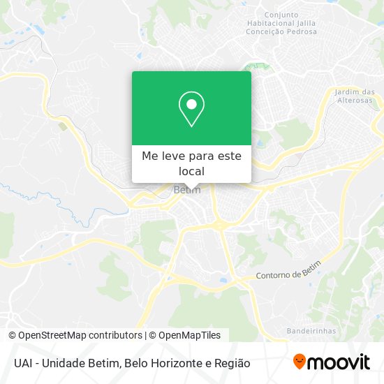 UAI - Unidade Betim mapa