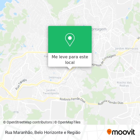 Rua Maranhão mapa