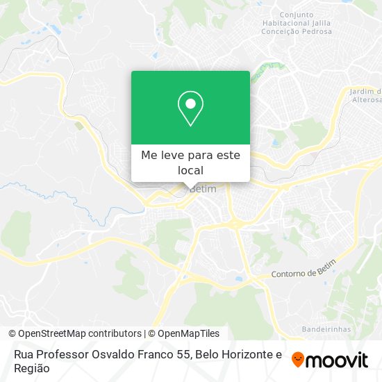 Rua Professor Osvaldo Franco 55 mapa