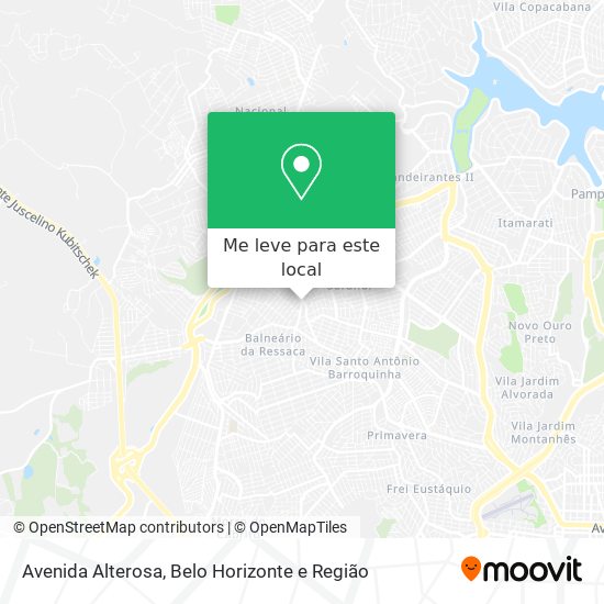Avenida Alterosa mapa