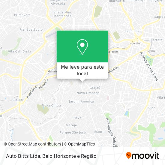 Auto Bitts Ltda mapa