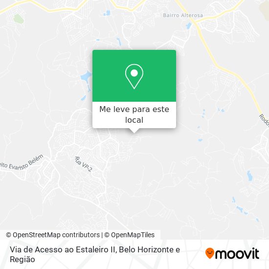 Via de Acesso ao Estaleiro II mapa