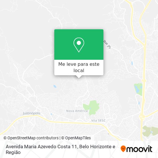 Avenida Maria Azevedo Costa 11 mapa