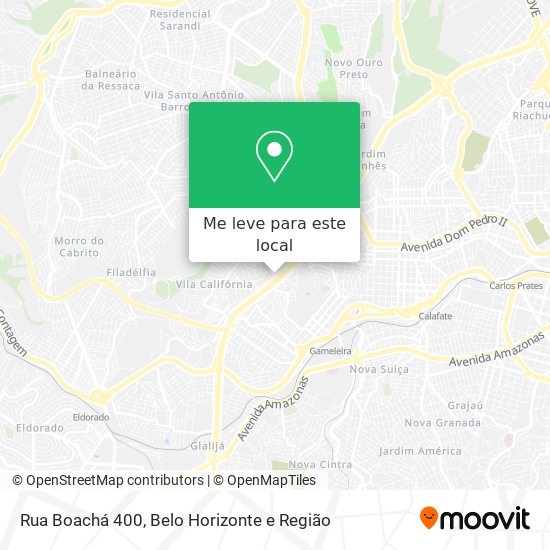 Rua Boachá 400 mapa