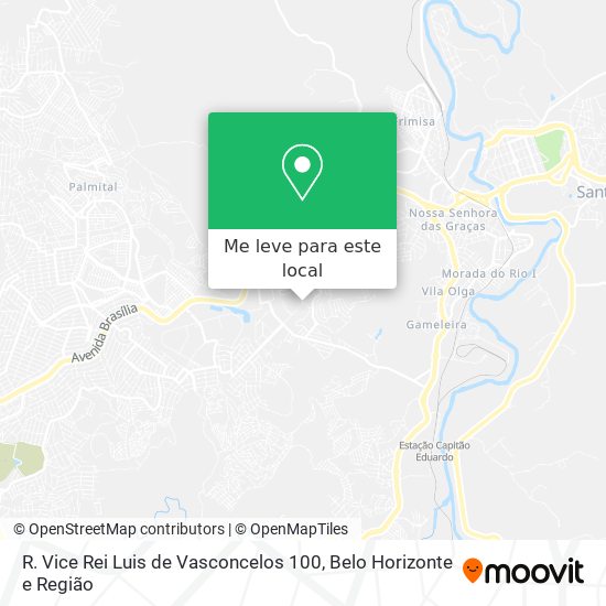 R. Vice Rei Luis de Vasconcelos 100 mapa