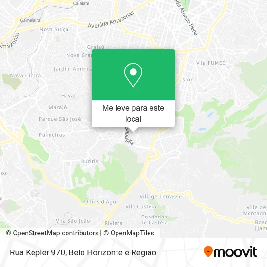 Rua Kepler 970 mapa